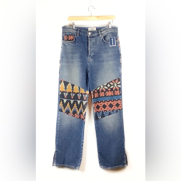 Free People (We The Free) Rocky Mountain Straight Leg Jeans Size 30 NWOT - Picture 3 of 10